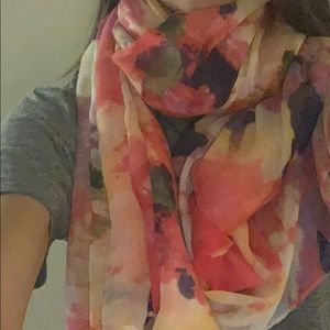 Modern Floral Scarf
